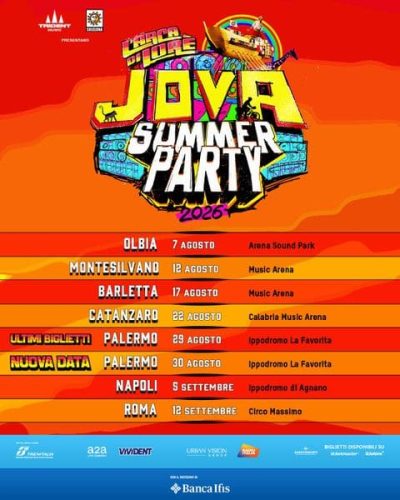 Jova summer party 2026 - jovanotti