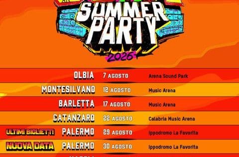 Jova summer party 2026 - jovanotti