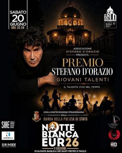 Premio Stefano D’Orazio 2026