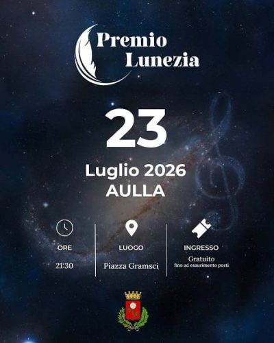 Premio lunezia 2026