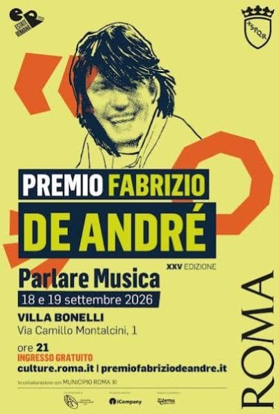 Premio Fabrizio De André 2026