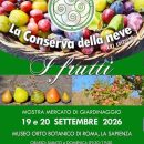 La Conserva della neve 2026 - orto botanico roma