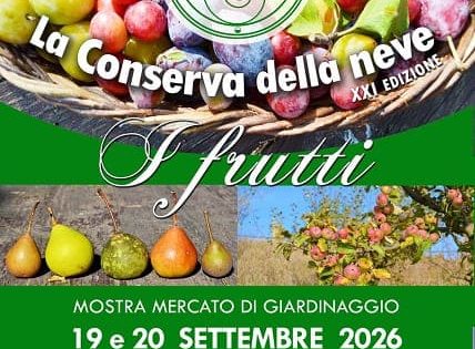 La Conserva della neve 2026 - orto botanico roma